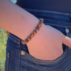Pulseira Fioretta com Olho de Tigre